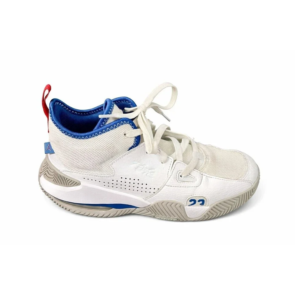 Jordan Why Not Zer0.5 GS White Blue Red Youth 6Y Basketball Shoes DQ8398-101